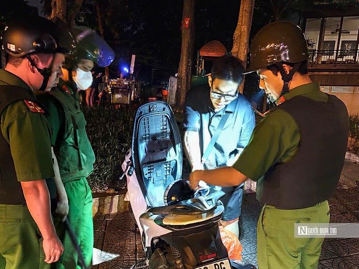 Công an phường Tây Hồ đã chuyển sang phương án tuần tra cơ động khép kín địa bàn (Ảnh: Công an phường Tây Hồ).