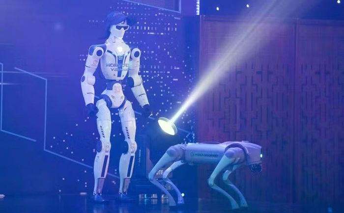 AI và robot xuất hiện tại HORECFEX Vietnam 2026. Ảnh XM.