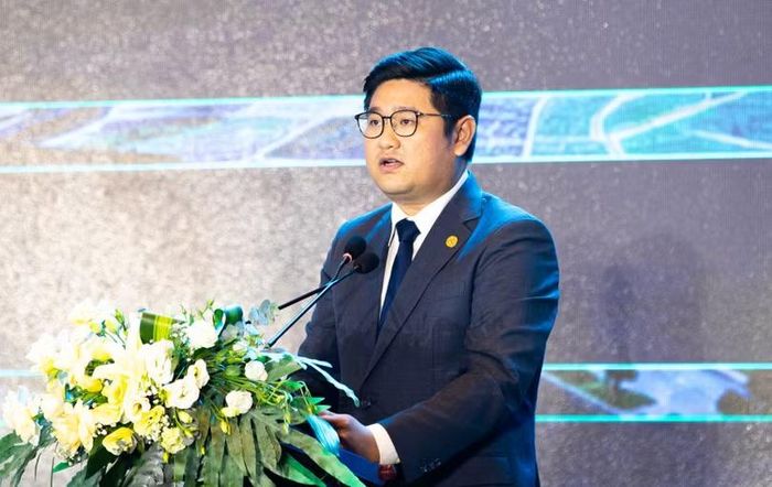  Ông Vũ Hồng Quân, Phó Chủ tịch Hội Doanh nhân trẻ Việt Nam, Chủ tịch Hội Doanh nhân trẻ Gia Lai. Ảnh XM. 