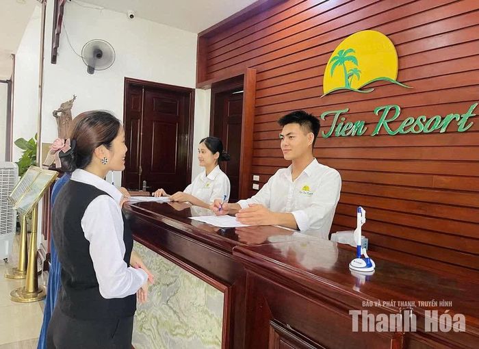 Các cơ sở kinh doanh dịch vụ du lịch trên địa bàn xã Hoằng Tiến chú trọng thực hiện Bộ Quy tắc ứng xử văn minh du lịch.