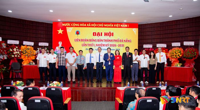 Ra mắt Ban Chấp hành Liên đoàn Bóng bàn thành phố Đà Nẵng nhiệm kỳ 2026 - 2031. Ảnh: BẢO LÂM