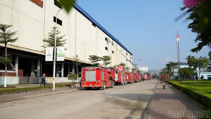 Cuộc diễn tập phương án chữa cháy và cứu nạn, cứu hộ cấp tỉnh năm 2026 có quy mô lớn, với 420 cán bộ, chiến sĩ và nhân lực thuộc các lực lượng tham gia diễn tập, cùng 34 phương tiện cơ giới chuyên dụng.