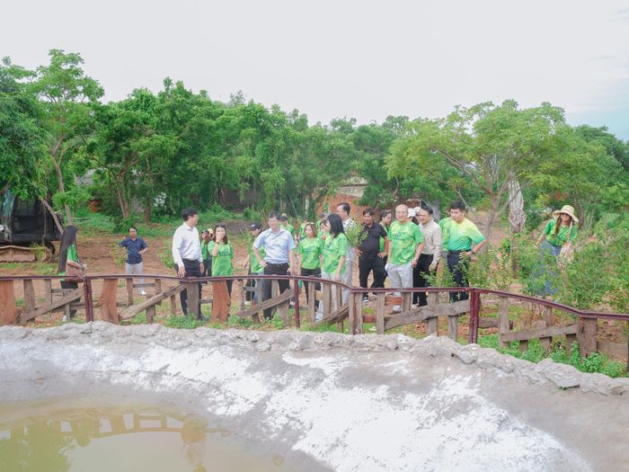 Một góc công viên với các hạng mục được chỉnh trang