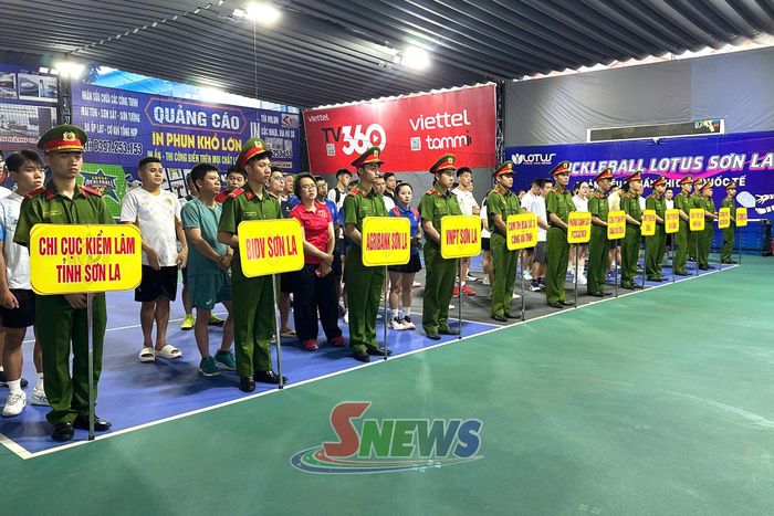Các đội tham gia Giải Pickleball mở rộng.