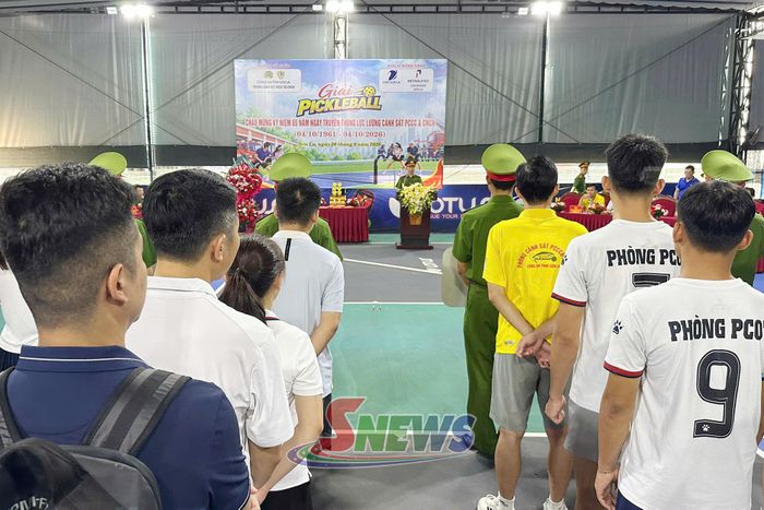 Khai mạc Giải Pickleball mở rộng chào mừng 65 năm Ngày truyền thống lực lượng Cảnh sát PCCC&CNCH và 25 năm ngày “Toàn dân phòng cháy, chữa cháy, cứu nạn, cứu hộ”.