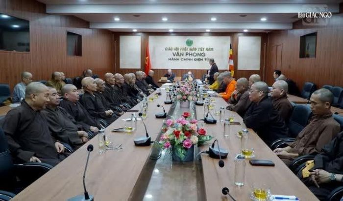 Buổi họp sáng nay đã biểu quyết, thống nhất Trung ương GHPGVN sẽ công cử nhân sự chủ chốt đảm nhiệm Trưởng ban Trị sự Phật giáo tỉnh Khánh Hòa nhiệm kỳ 2026-2031