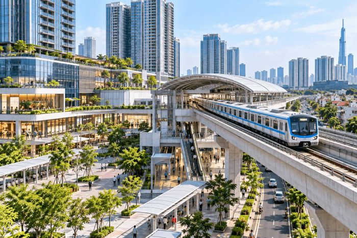 Quy hoạch TOD đồng bộ với đường sắt đô thị sẽ tạo dư địa tổ chức không gian và hình thành các cực phát triển mới