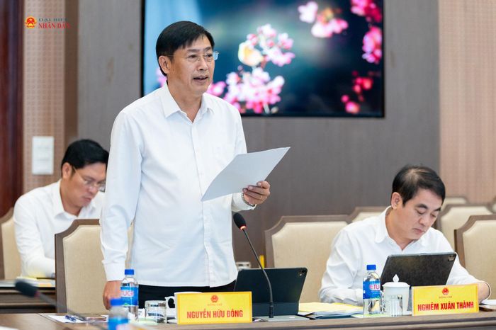 Chủ nhiệm Ủy ban Công tác đại biểu Nguyễn Hữu Đông, Phó Trưởng Ban Chỉ đạo phát biểu