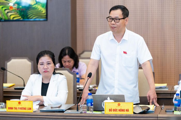 Phó Chủ nhiệm Ủy ban Khoa học, Công nghệ và Môi trường Đỗ Đức Hồng Hà, thành viên Ban Chỉ đạo phát biểu