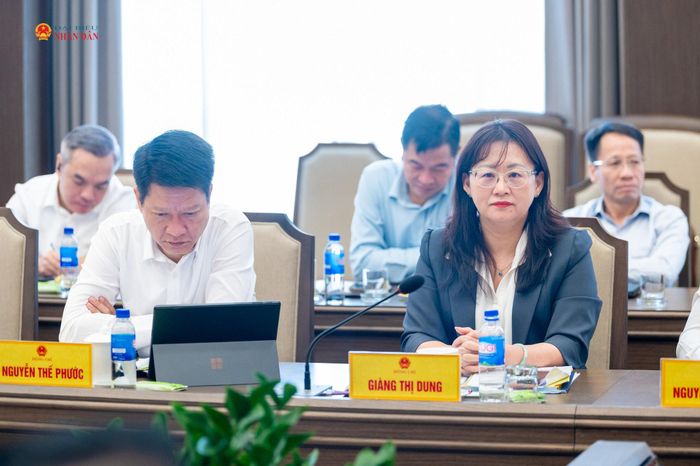 Đại biểu tham dự cuộc làm việc
