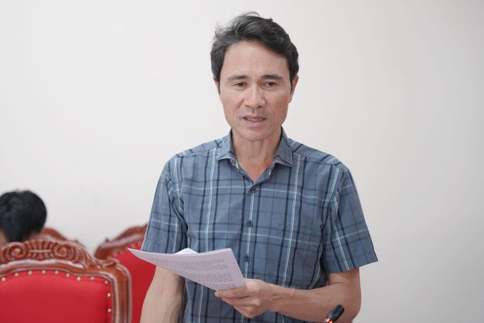 Phó Chủ tịch UBND tỉnh Hà Trọng Hải phát biểu tại cuộc làm việc