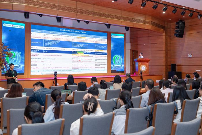 Toàn cảnh hội thảo về quản lý xơ hóa phổi tiến triển. Ảnh: BVCC