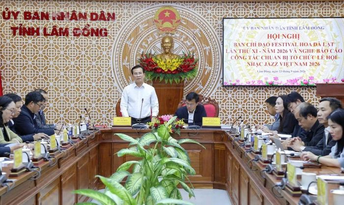 Tỉnh Lâm Đồng họp chỉ đạo công tác chuẩn bị cho Festival Hoa Đà Lạt.