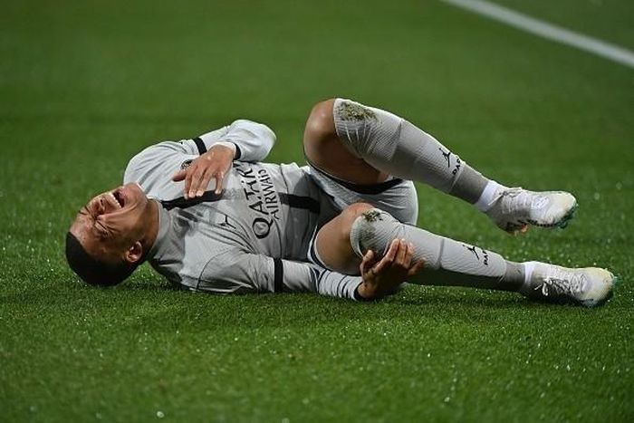 Mbappe từng gặp chấn thương ở vị trí này vào mùa giải trước.