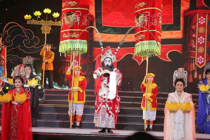 Biểu diễn hát bội là một trong những hoạt động trong khuôn khổ chương trình nghệ thuật. Ảnh: Ban tổ chức