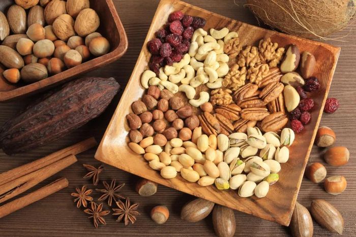 Các loại hạt cung cấp sự kết hợp giữa chất béo lành mạnh, protein và chất xơ