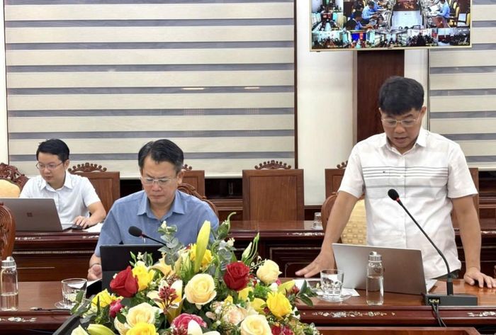  Sở Nông nghiệp và Môi trường báo cáo tiến độ. 