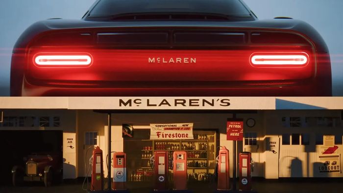Logo mới của McLaren lấy cảm hứng từ bảng hiệu trạm dịch vụ của cha mẹ nhà sáng lập Bruce McLaren.