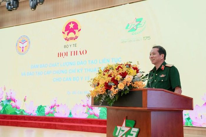 Thiếu tướng, TS.BS Trần Quốc Việt - Giám đốc Bệnh viện Quân y 175. Ảnh: P.T.
