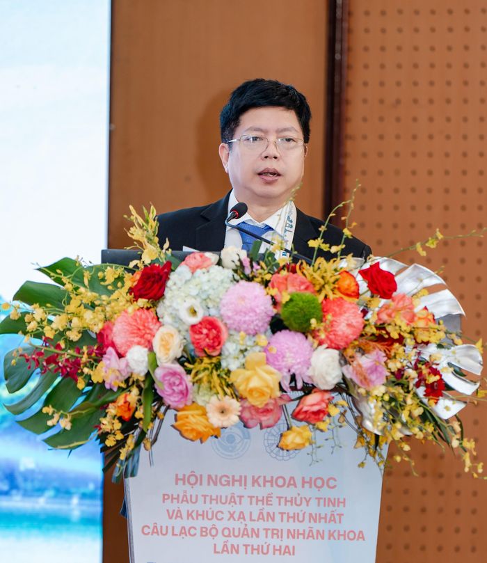 TS.BS Nguyễn Trọng Khoa, Phó Cục trưởng Cục Quản lý Khám, chữa bệnh, Bộ Y tế phát biểu. Ảnh: PV