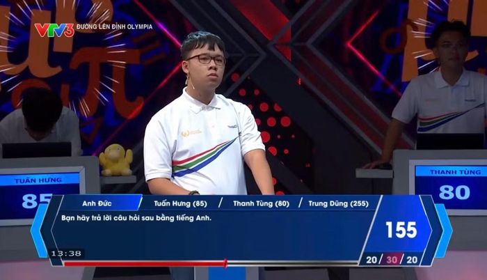 Ngôi sao hy vọng đã giúp Anh Đức gia tăng số điểm