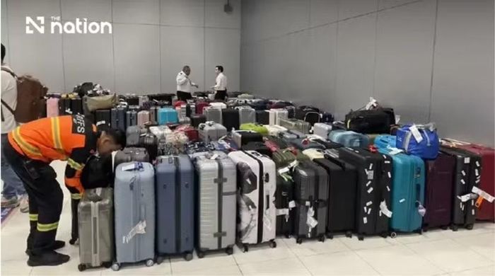 Hành lý bị "dồn toa" tại sân bay Suvarnabhumi