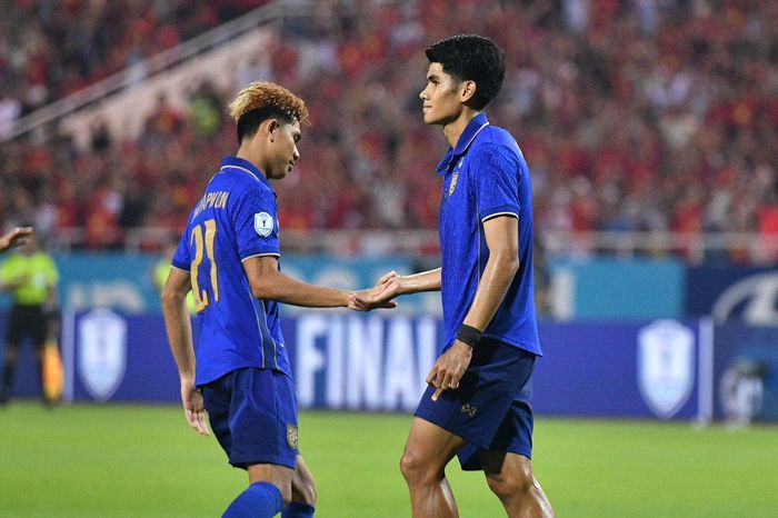 Trang phục thi đấu của tuyển Thái Lan ở giải gần nhất là ASEAN Cup 2026. Ảnh: Anh Tiến.