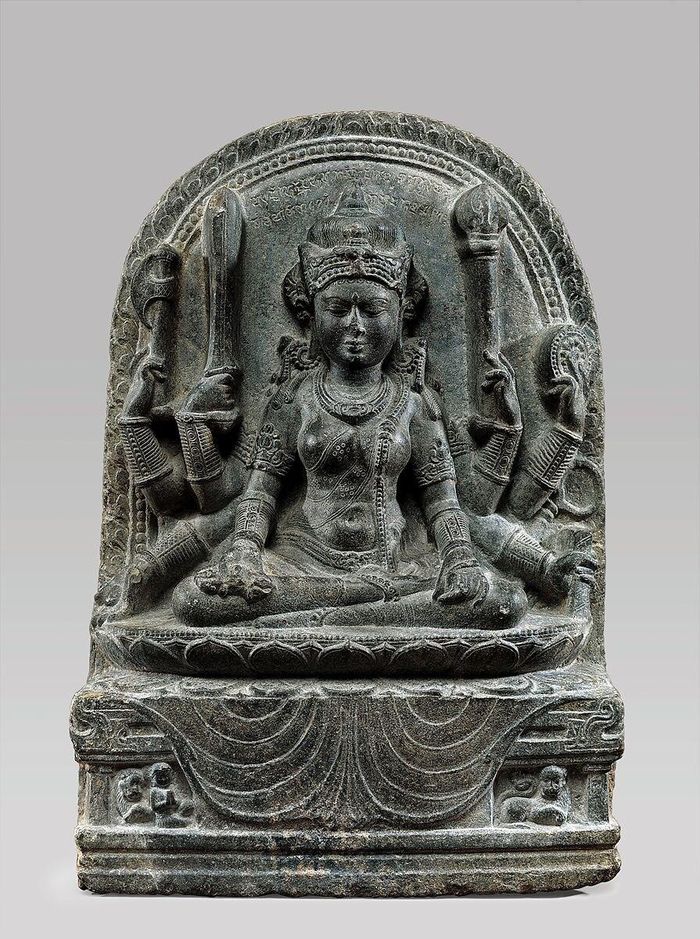 Mahāpratisarā, thế kỷ 10, Pala. Nguồn ảnh: Bảo tàng MET