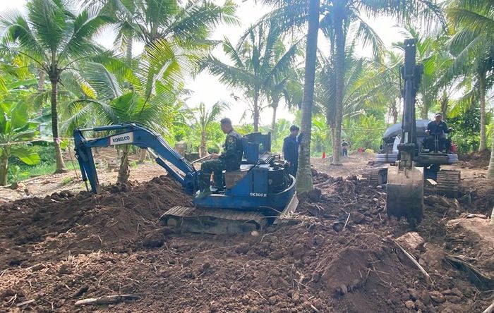 Đồng Tháp đang đẩy nhanh tiến độ tìm kiếm, quy tập hài cốt liệt sĩ. Ảnh: T.T