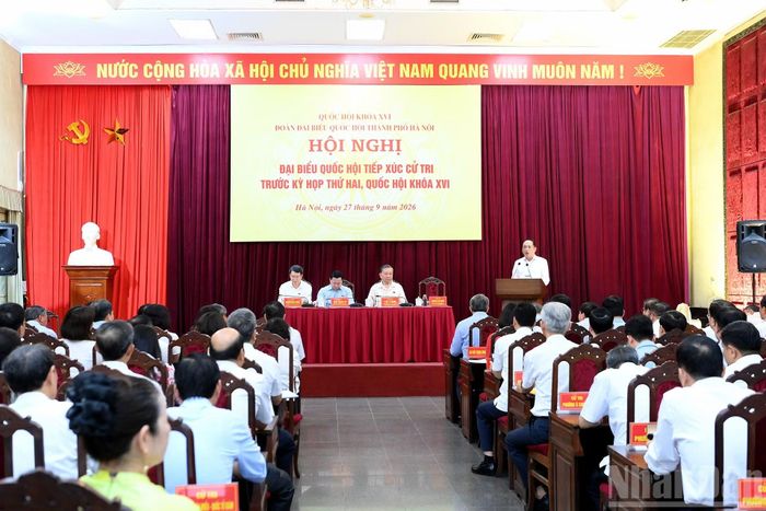 Hội nghị Đại biểu Quốc hội tiếp xúc cử tri trước Kỳ họp thứ hai, Quốc hội khóa XVI.