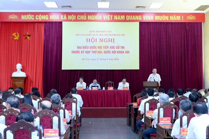 Tổng Bí thư, Chủ tịch nước Tô Lâm phát biểu trao đổi, trả lời các kiến nghị của cử tri.