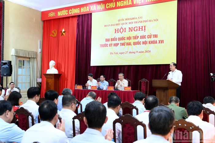 Hội nghị Đại biểu Quốc hội tiếp xúc cử tri trước Kỳ họp thứ hai, Quốc hội khóa XVI.