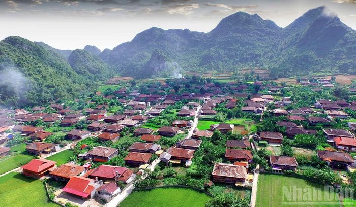 Làng du lịch cộng đồng Quỳnh Sơn. (Ảnh: DOÃN TUẤN)
