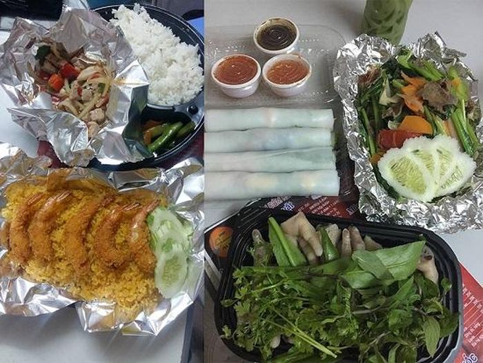 Đồ ăn được mua trực tuyến ngày càng phổ biến. Ảnh: AN AN