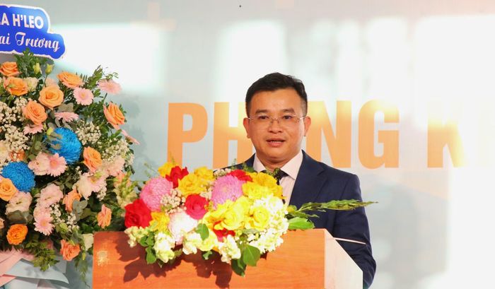Bác sĩ Mai Văn Đỏ - Chủ tịch Hệ thống Phòng khám đa khoa Tân Phúc phát biểu. (Ảnh: TT)