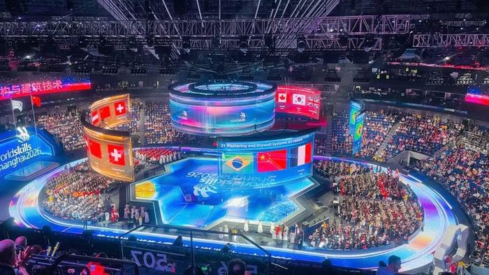 Quang cảnh Lễ bế mạc Kỳ thi Kỹ năng nghề thế giới năm 2026.
