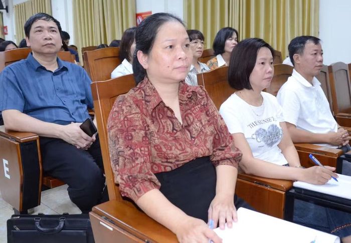 Cô Hoàng Thị Hương (giáo viên dạy môn Sinh học, Trường THPT Tiên Lữ - xã Tiên Lữ, tỉnh Hưng Yên). Ảnh NC.