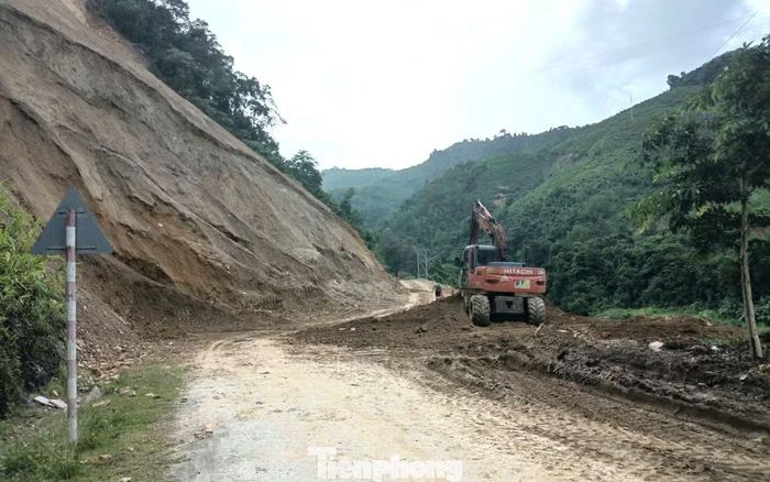Sau một tuần nỗ lực, tuyến tỉnh lộ 543C đã được thông suốt trở lại.