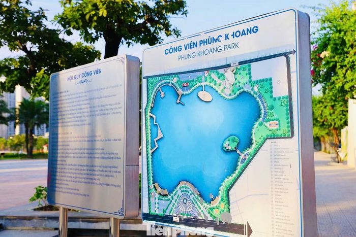 Công viên, hồ điều hòa Phùng Khoang có tổng vốn đầu tư hơn 3.483 tỷ đồng, đi vào hoạt động từ đầu năm 2025 và được duy trì, bảo dưỡng thường xuyên, phục vụ tốt nhu cầu của người dân khu vực.