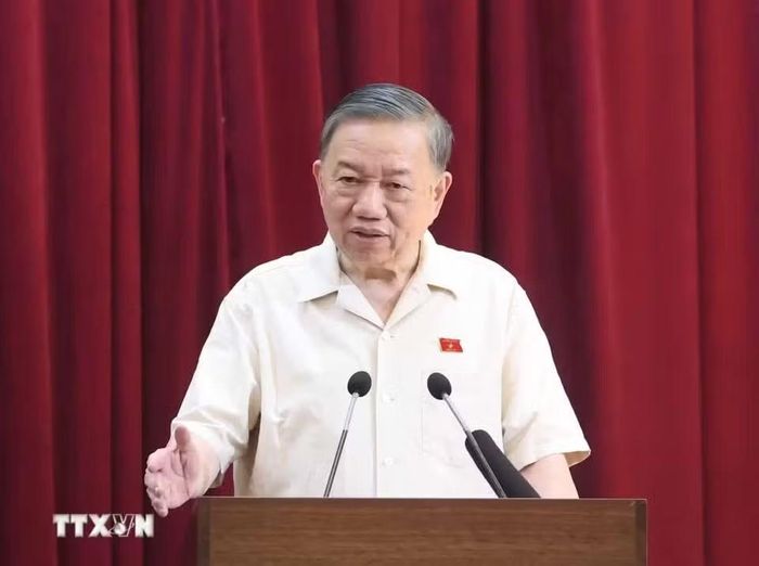 Tổng Bí thư, Chủ tịch nước Tô Lâm phát biểu. Ảnh: Thống Nhất/TTXVN.