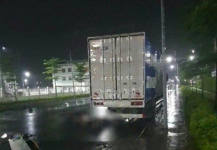 Hiện trường vụ tai nạn. Ảnh: CTV