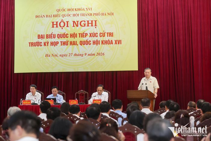 Tổng Bí thư, Chủ tịch nước Tô Lâm tiếp xúc cử tri Hà Nội