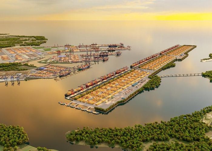  Phối cảnh Cảng trung chuyển quốc tế Cần Giờ. (Ảnh: Portcoast).