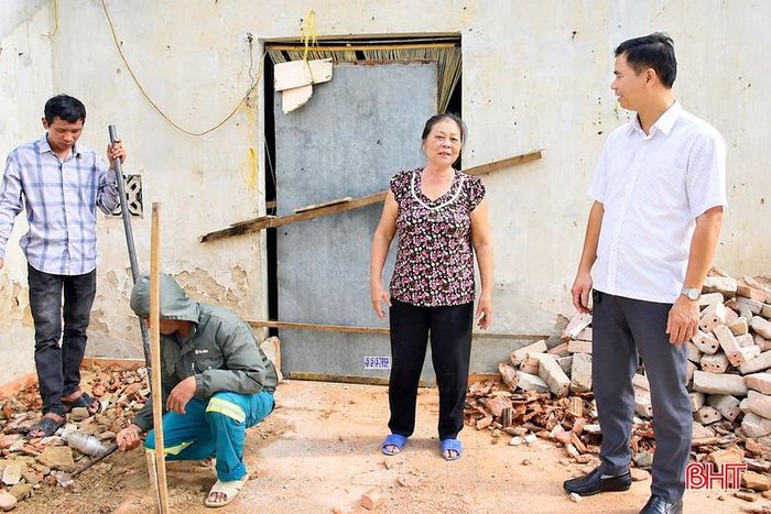 Được hỗ trợ 70 triệu đồng để xây dựng ngôi nhà mới, bà Cao Thị Sơn rất phấn khởi.