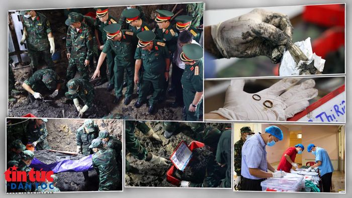 Nhiều hài cốt liệt sĩ và di vật được tìm thấy tại Công viên Lê Thị Riêng.