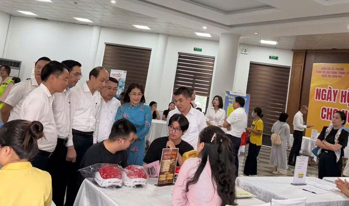 Khảo sát thực tế hoạt động tư vấn, tuyển dụng lao động.
