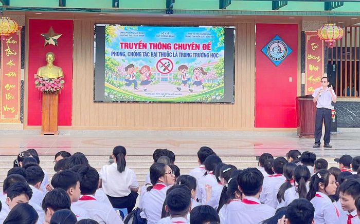 Truyền thông phòng, chống tác hại thuốc lá trong trường học tại Khánh Hòa