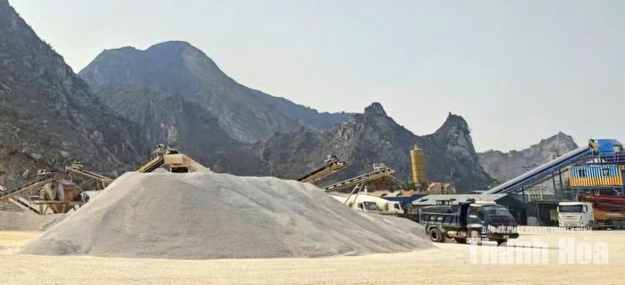 Các doanh nghiệp cung ứng vật liệu xây dựng đang từng bước minh bạch thông tin hoạt động khai thác