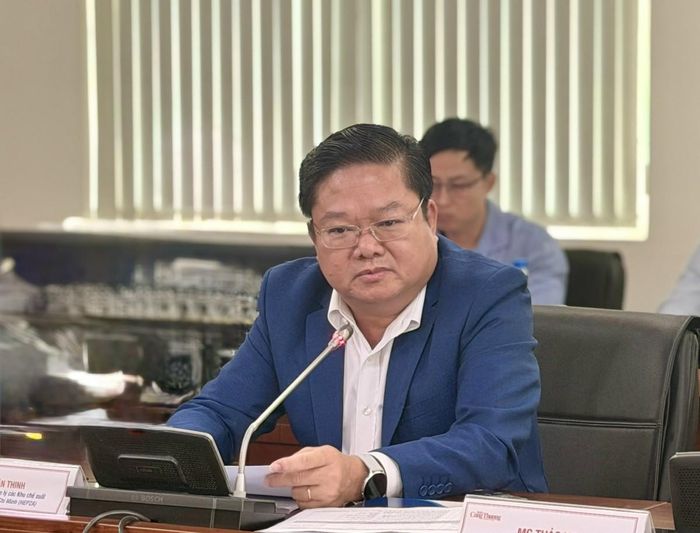 Ông Lê Văn Thinh, Phó Trưởng ban Ban Quản lý các Khu chế xuất và Công nghiệp TP.Hồ Chí Minh (HEPZA). Ảnh Nguyệt Hà.