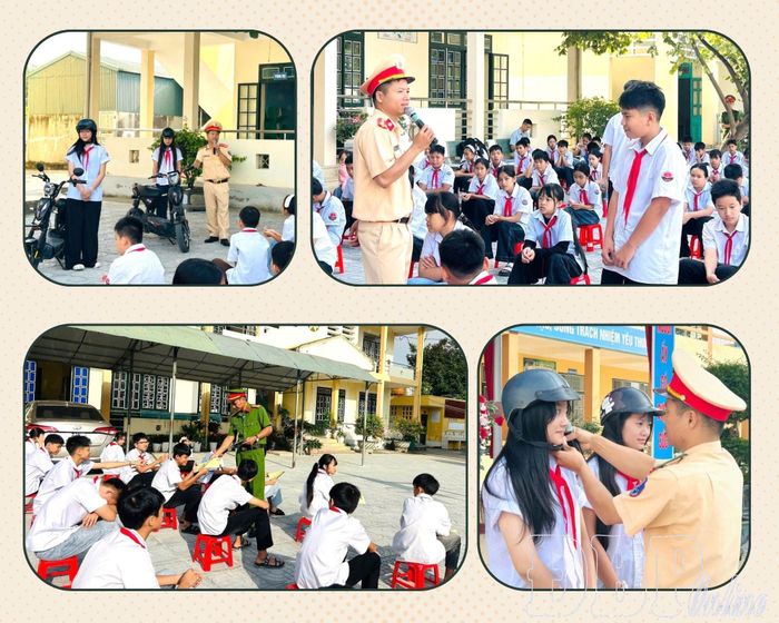 Các quy định của pháp luật về TTATGT phổ biến rộng rãi trong các nhà trường từ đầu năm học mới.